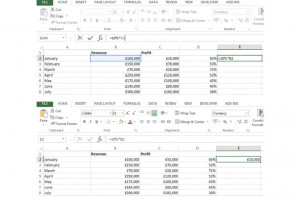 How to calculate percentages in Excel