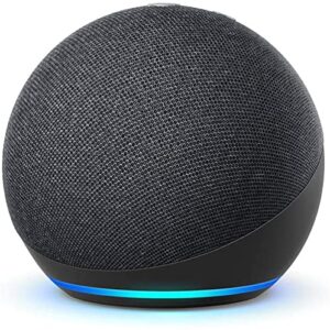 Echo Dot (4th generation) | Smart speaker with Alexa | (Charcoal)
