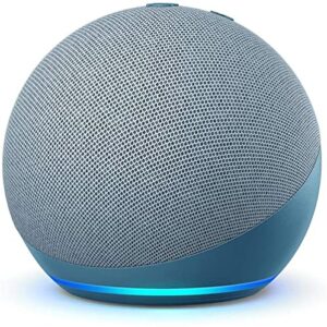 Echo Dot (4th generation) | Smart speaker with Alexa | (Twilight Blue)