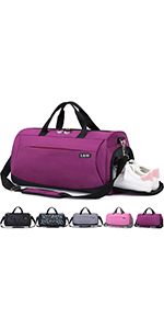 Gym Bag with Shoes Compartment and Wet Pocket