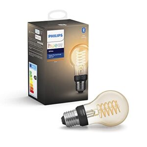 Philips Hue White Filament Regular A60 LED Smart Light Bulb 1 Pack [E27 Edison Screw]