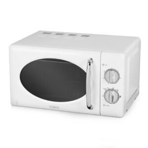 Tower T24017 20L Manual Microwave with 800W Power Output and 30 Minute Timer