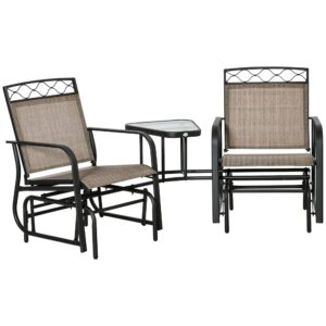 Outsunny Double Outdoor Glider Chair