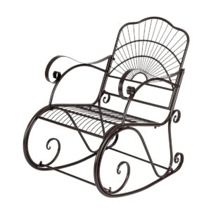 LWWOZL Iron Art Rocking Chair