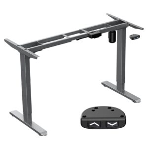 AIMEZO Electric Standing Desk Frame Height Adjustable Sit Stand Table Frame