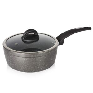 Tower Cerastone T81219 Forged Saucepan with Non-Stick Coating and Soft Touch Handle