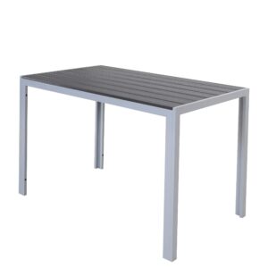 Chicreat Aluminium Table with Polywood Surface