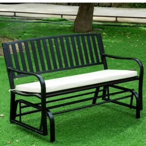 Outdoor Metal Double Rocking Chair