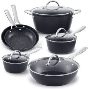 Nonstick Pots and Pans Set 10-Piece