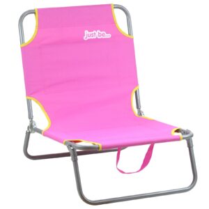 Lightweight Folding Camping Chair and Sun Lounger for the Garden and the Beach - Garden Furniture and Camping Accessories from Just be. Easy to Carry