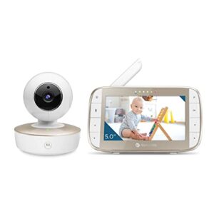 Motorola Nursery VM50G Baby Monitor Camera - 5-inch Colour Display Parent Unit - Lullabies - Two-Way Communication - High Sensitive Microphone