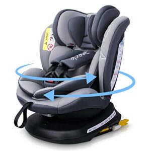 Reecle 360 Swivel Baby Car Seat with ISOFIX
