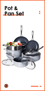 pot pan set cookware set nonstick pan set induction pan and pot set