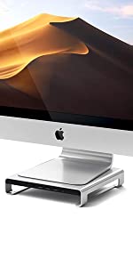Type-C Aluminum Monitor Stand & USB Hub for iMac