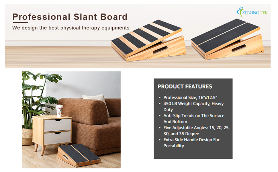 wooden slant board