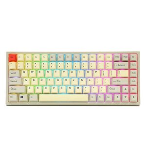 EPOMAKER EP84 84-Key RGB Hotswap Wired Mechanical Gaming Keyboard with PBT Dye-subbed Keycaps for Mac/Win/Gamers (Gateron Blue Switch