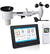 ECOWITT Wittboy Weather Station HP2564, 7 in 1 Wireless Weather Stations with Outdoor Sensors, 7-...