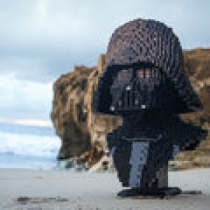 Boost your sci-fi collection with this life-sized Darth Vader bust