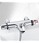 Solepearl Chrome Thermostatic Shower Mixer Modern Thermostatic Bar Shower Mixer Valve Anti Scald ...