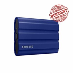 Samsung T7 Shield Portable SSD 1 TB - USB 3.2 Gen.2 External SSD Blue (MU-PE1T0R/EU)