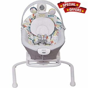 Graco Duet Sway 2-in-1 Baby Swing and Portable Rocker with Vibration and Adjustable Swing Speed