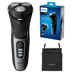 Philips Shaver Series 3000 Dry and Wet Electric Shaver (Model S3233/52)
