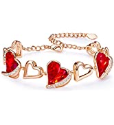 CDE Earrings for Women Heart Stud Earrings Jewellery Valentines Christmas Wedding Anniversary Bir...