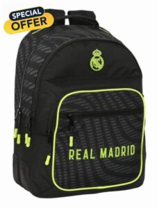 SAFTA Unisex Kid's Article Backpack Double Adapt.Cart Real Madrid 3rd Equipment 22/23