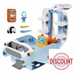 Octonauts 61128 Above & Beyond | Octoray Transforming Playset | 7 Pieces | 18+ Lights and Sounds
