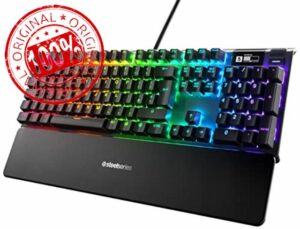 SteelSeries Apex Pro - Mechanical Gaming Keyboard - Adjustable Actuation Switches - OLED Smart Display - English QWERTY Layout - Standard
