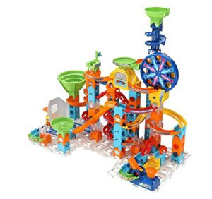 Construction Toys for Kids with 10 Marbles and 128 Building Pieces