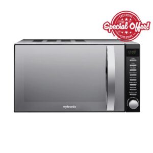 VYTRONIX VY-HMO800 800W Digital Microwave Oven | Freestanding Microwave with 5 Power Levels