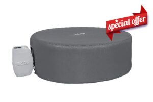 Lay-Z-Spa Large Round Thermal Hot Tub Cover 196cm x 71cm | Up to 40% More Energy Efficient