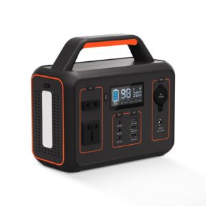 Loytpevl Portable Power Station 300W with 60W Portable Solar Panel