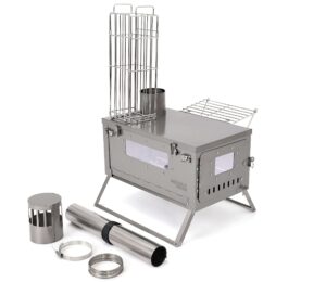 Titanium wood stove