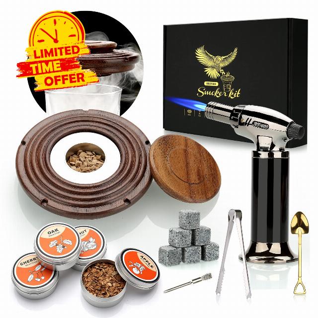 Cocktail Smoker Kit with Torch