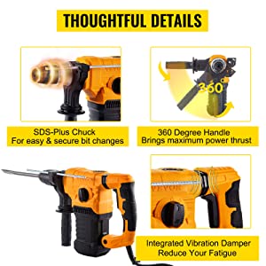 cordless rotary hammer