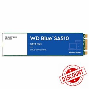 WD Blue SA510 1TB M.2 SATA SSD with up to 560MB/s read speed