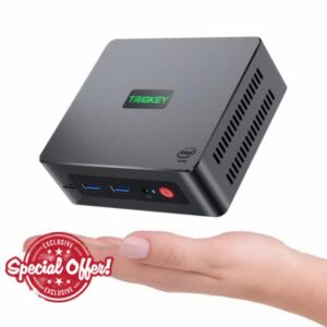 TRIGKEY Micro Computer Intel 11th Generation Processors N5100 Mini PC W11 Desktop PC
