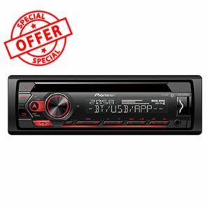 Pioneer DEH-S320BT 1-DIN CD Tuner with Bluetooth