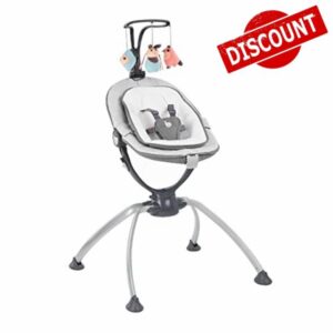 Babymoov Swoon Up Baby Bouncer - Adjustable height and foldable bouncer chair