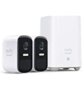 eufy Security eufyCam 2C 2-Cam Kit Security Camera Outdoor, Wireless Home Security System with 18...