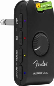Fender Mustang Micro Amplifier - The Ultimate All-In-One Personal Headphone Amplifie