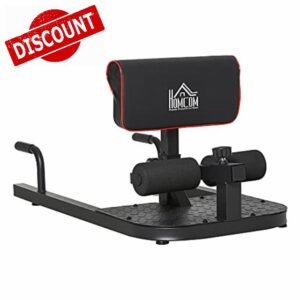 HOMCOM 3-in-1 Padded Push Up Sit Up Deep Sissy Squat Machine Home Gym Work Out Leg Fitness Equipme