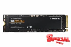 Samsung 970 EVO Plus SSD 2TB - M.2 NVMe Interface Internal Solid State Drive with V-NAND Technology (MZ-V7S2T0B/AM)