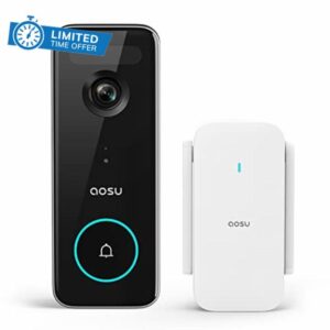 AOSU Video Doorbell Camera Wireless 5MP UHD
