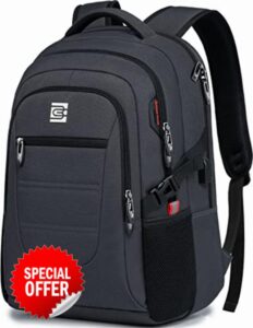 marcello Travel Laptop Backpack with USB Charging&Headphone Port