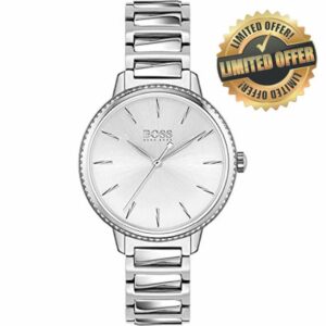 BOSS Analogue Quartz Watch for Women with Silver Stainless Steel Bracelet - 1502539