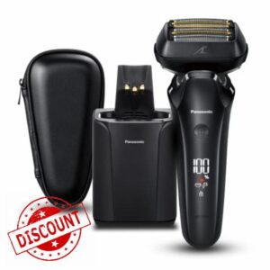 Panasonic ES-LS9A Wet & Dry 6-Blade Electric Shaver for Men - Precise Clean Shaving with Cleaning & Charging Stand