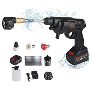 Bravolu 24V Max 430 PSI Portable Pressure Washer with Accessories